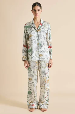 Best Sale Lila Carlyle Pajamasin Silk Satin Pajamas