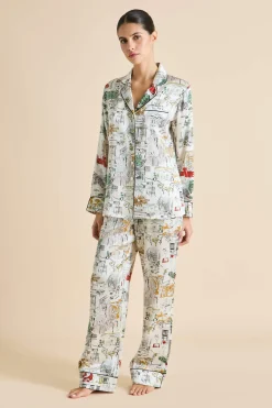 Best Sale Lila Carlyle Pajamasin Silk Satin Pajamas