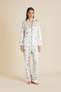 Sale Lila Love pajamasin Silk Satin Pajamas