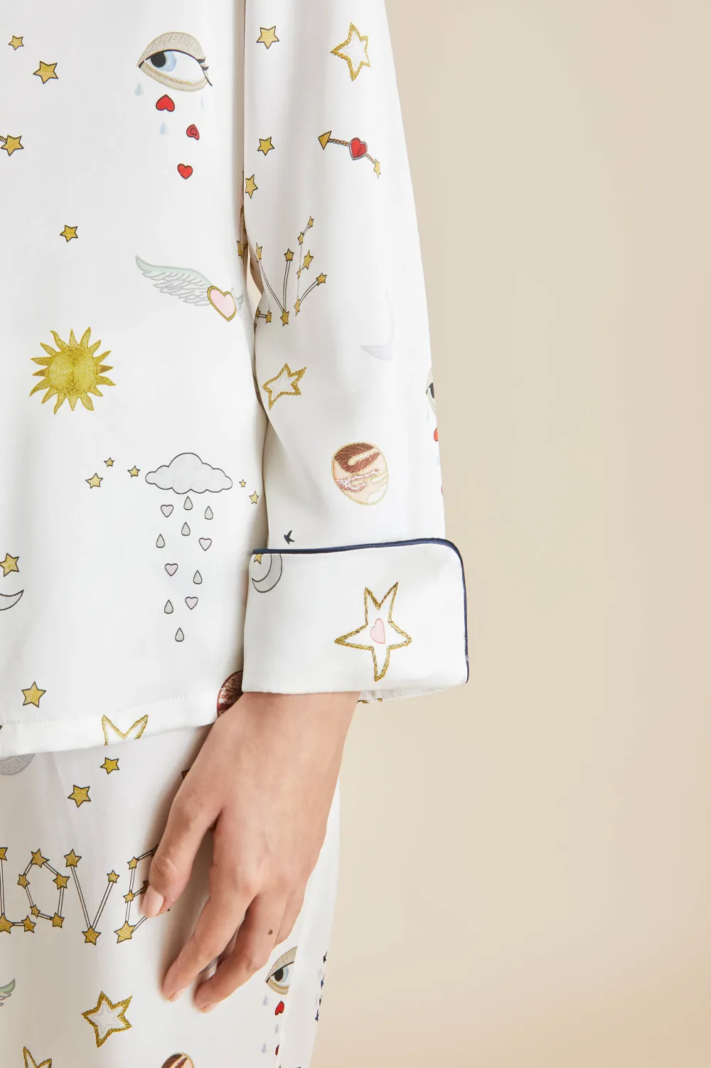 Sale Lila Love pajamasin Silk Satin Pajamas