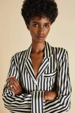 Best Sale Lila Nika Pajamasin Silk Satin Pajamas