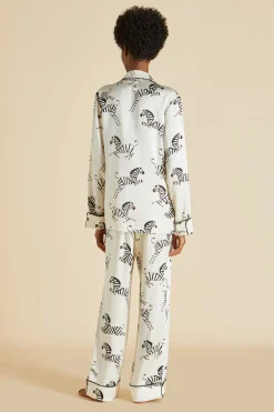 Sale Lila Zebedee Pajamasin Silk Satin Pajamas