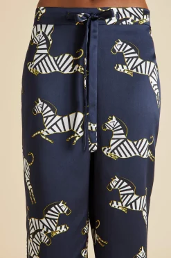 Store Lila Zizi Pajamasin Silk Satin Pajamas