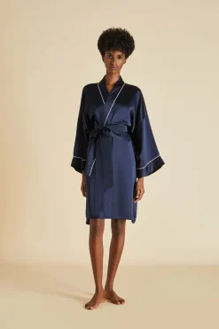 Hot Mimi Robein Silk Satin Robes