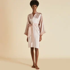 Flash Sale Mimi Ivory Robein Silk Satin Robes