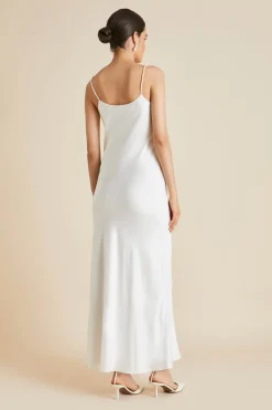 Sale Olympia Pearl Slip Dressin Silk Satin Dresses