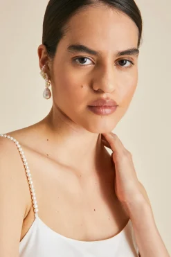 Sale Olympia Pearl Slip Dressin Silk Satin Dresses