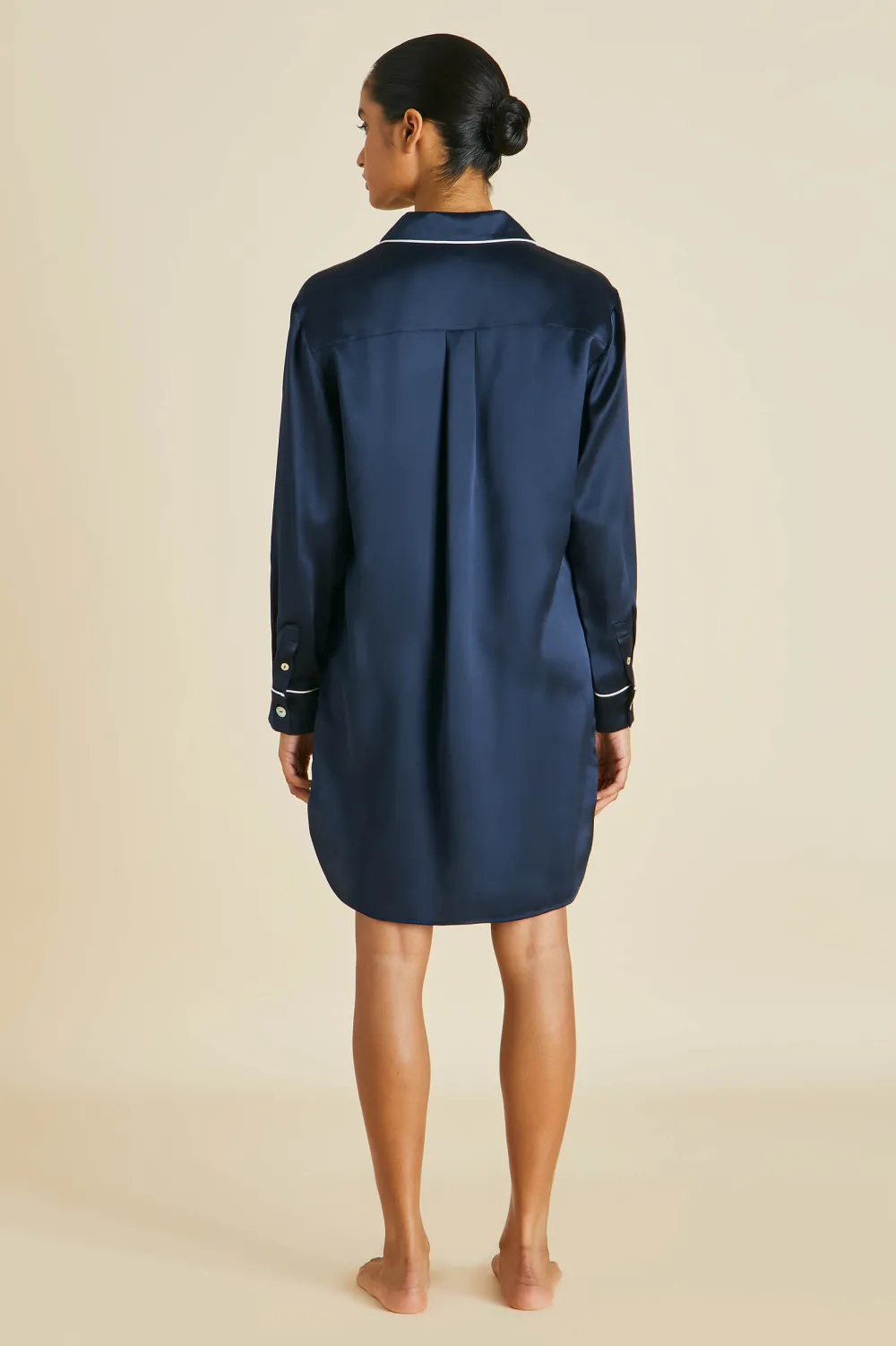 New Poppy Nightshirtin Silk Satin Nightshirts