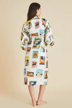 Discount Sabine Cadmus Postcard Robein Silk Twill Robes