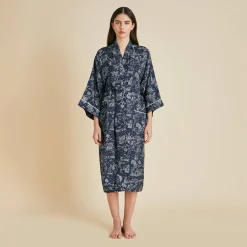 Fashion Sabine Erebus Toile de Jouy Robein Silk Twill Robes
