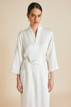 Online Sabine Pearl Robein Silk Satin Robes