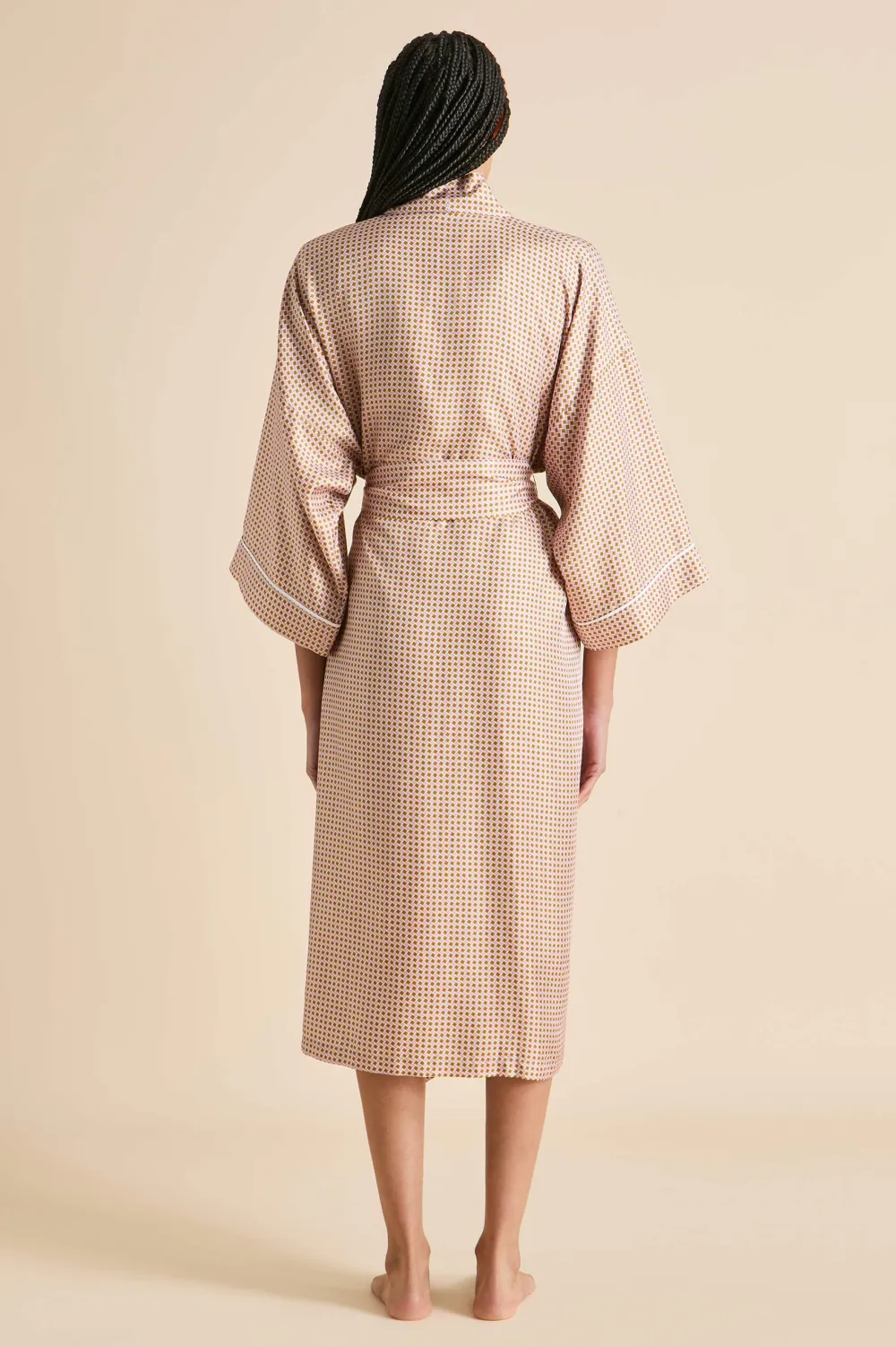 Best Sabine Sarrazin Geometric Robein Silk Twill Robes
