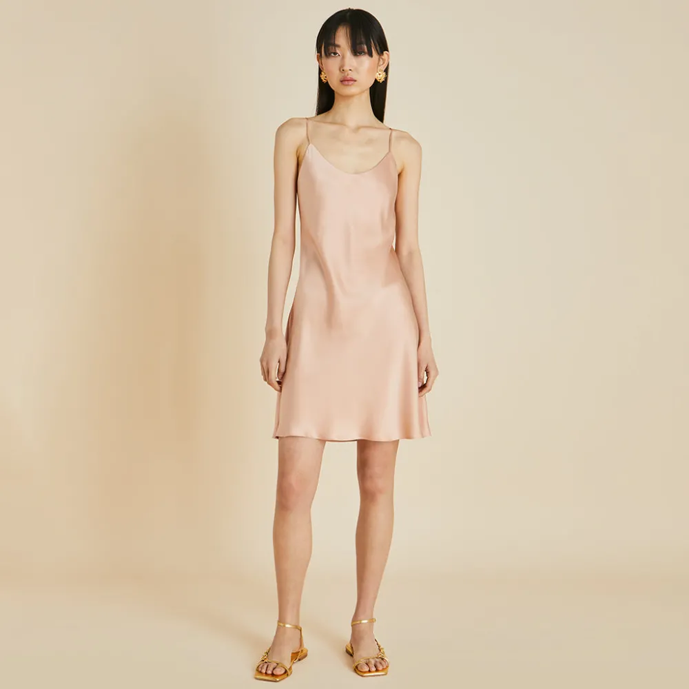 Clearance Venus Shell Slip Dressin Sandwashed Silk Dresses