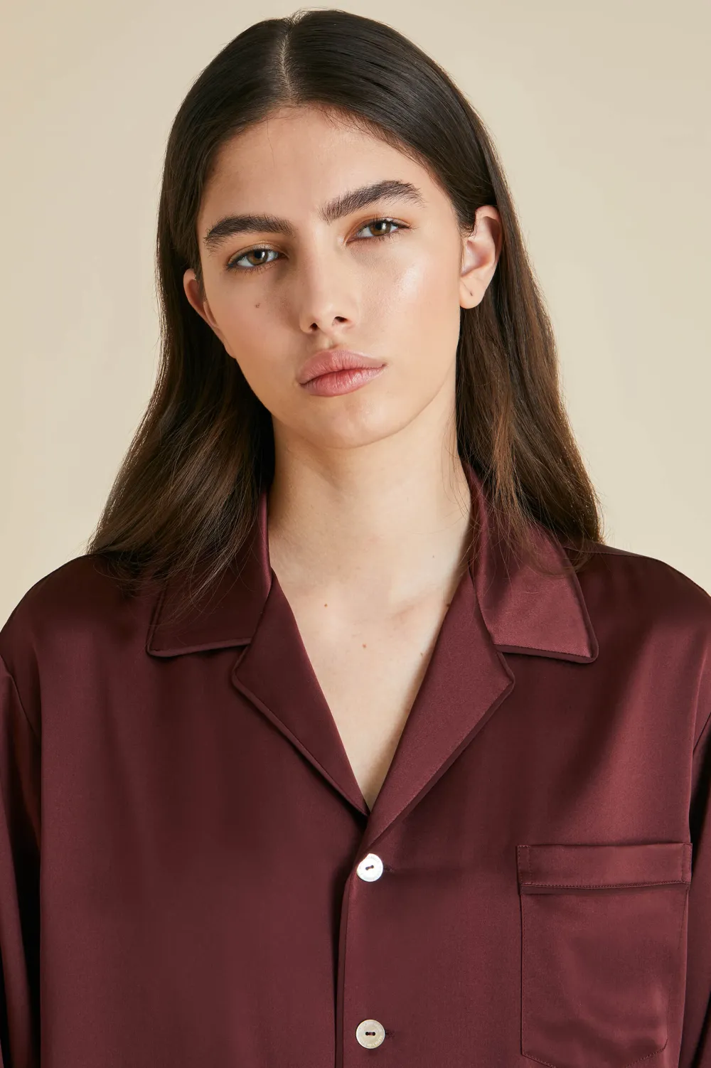 Outlet Yves Pajamasin Silk Satin Pajamas