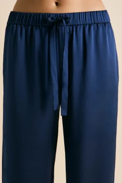 Flash Sale Yves Harmonies Embellished Pajamasin Silk Satin Pajamas