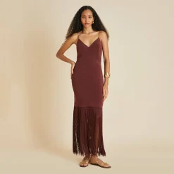 Shop Zoya Slip Dressin Silk Crêpe de Chine Dresses